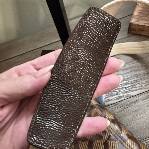 Brown Patterned COACH Crossbody Bag - Picture 15 of 16